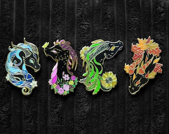 Season of the Dragon - An Enamel Pin Set and Vinyl Stickers