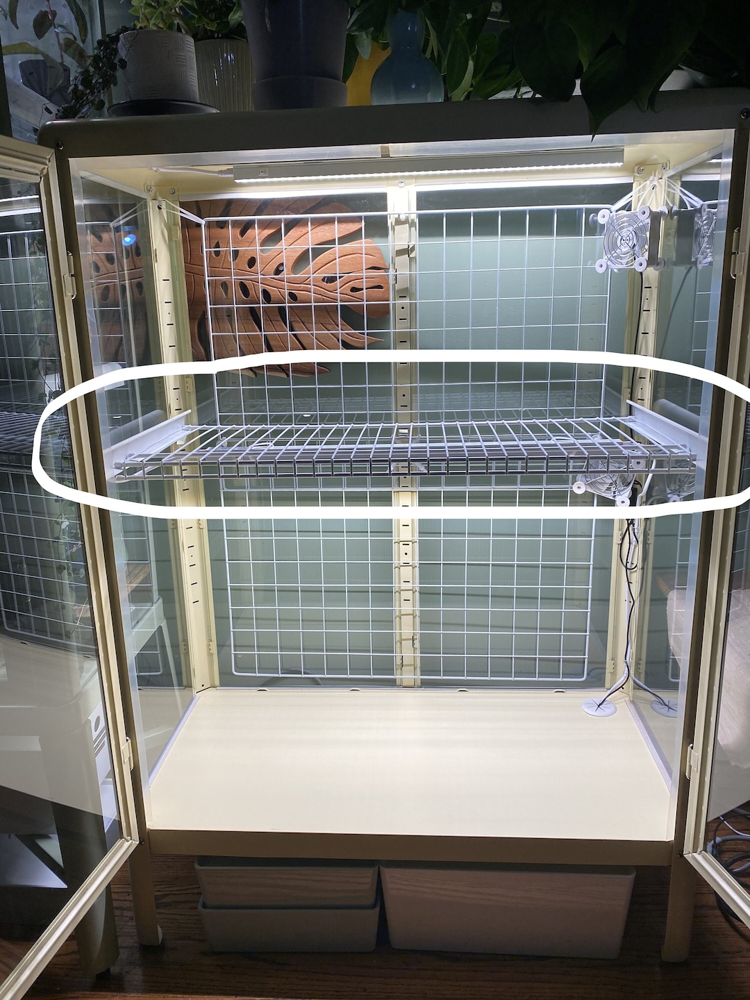 Wide Fabrikor Shelf Kit for DIY Ikea Greenhouse Modification READ