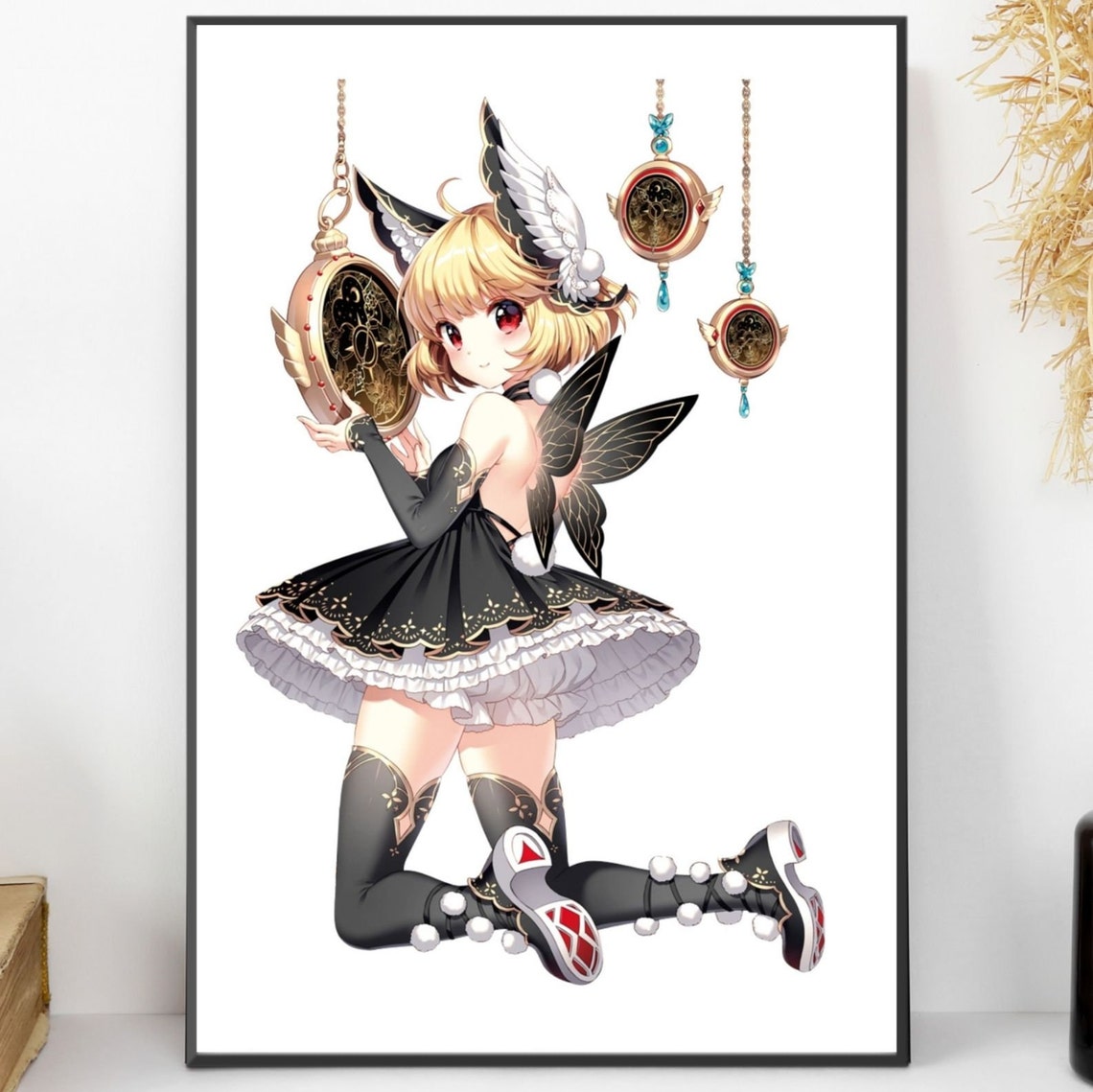 Anime Prints Anime Girl Anime wall Art Anime Wall Art Etsy