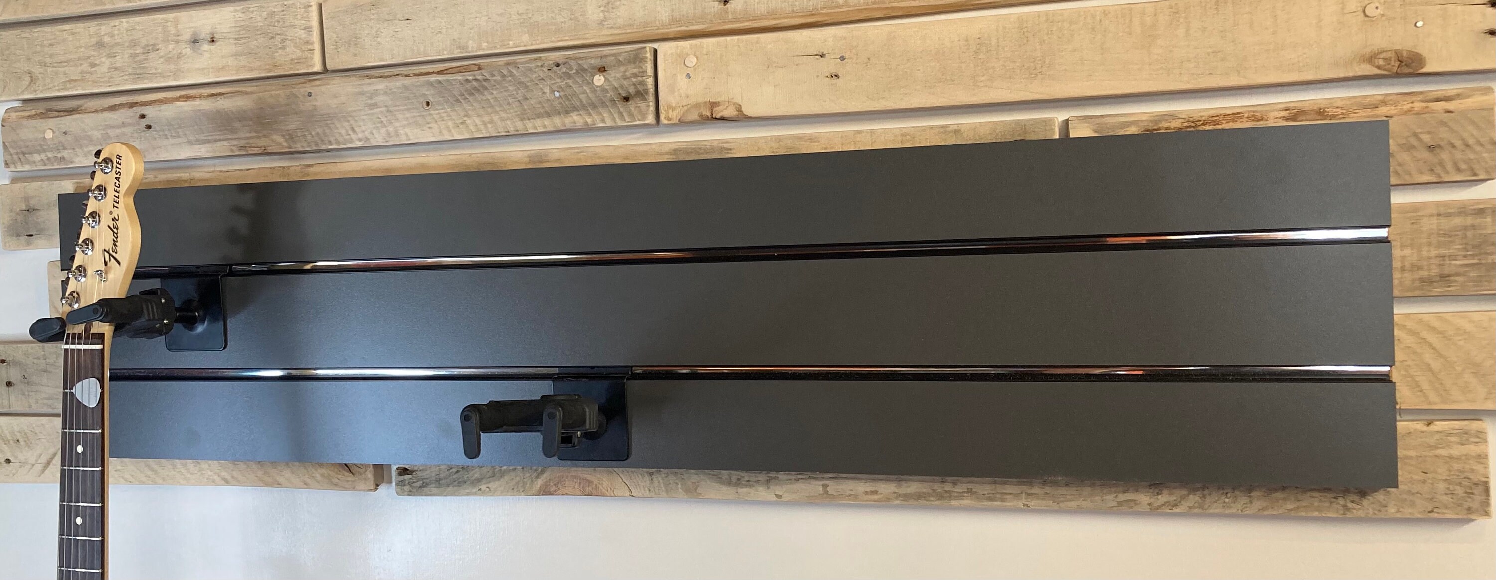 Guitar Hanger Anthracite Guitar Wall Rack Double Slat Wall Etsy