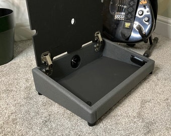 Guitar Pedalboard / stomp box board with lid / compartment variety of colours available