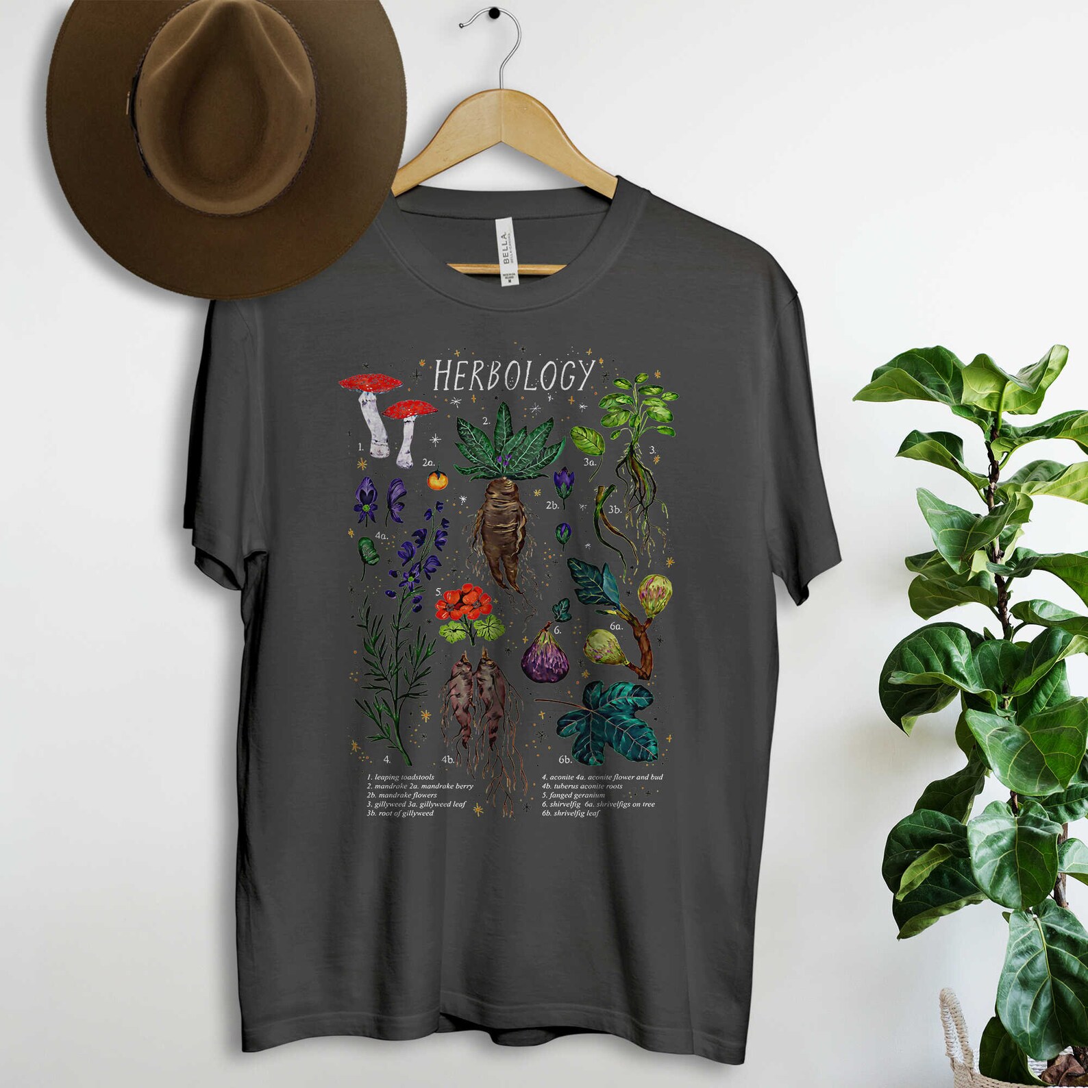 Kräuterkunde Pflanzen TShirt FilmShirt GartenShirt Etsy