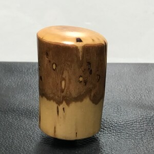 manopla de câmbio de madeira