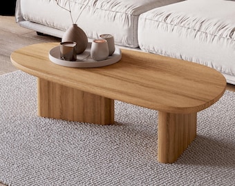 Modern Coffee Table - Unique Coffee table - Solid wood coffee table - Japandi coffee table - Living room coffee table