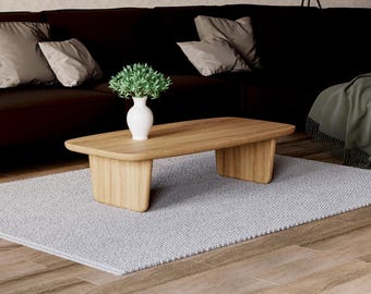 Modern Coffee Table - Unique coffee table - Wooden coffee table - Solid oak coffee table - Scandi coffee table - Living room coffee table
