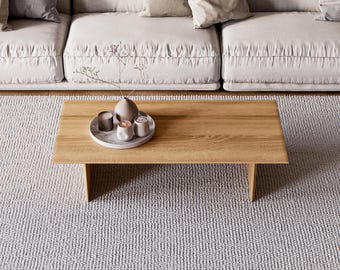 Modern Coffee Table - Solid Wood coffee table - Unique coffee table - Solid oak coffee table - Living room coffee table