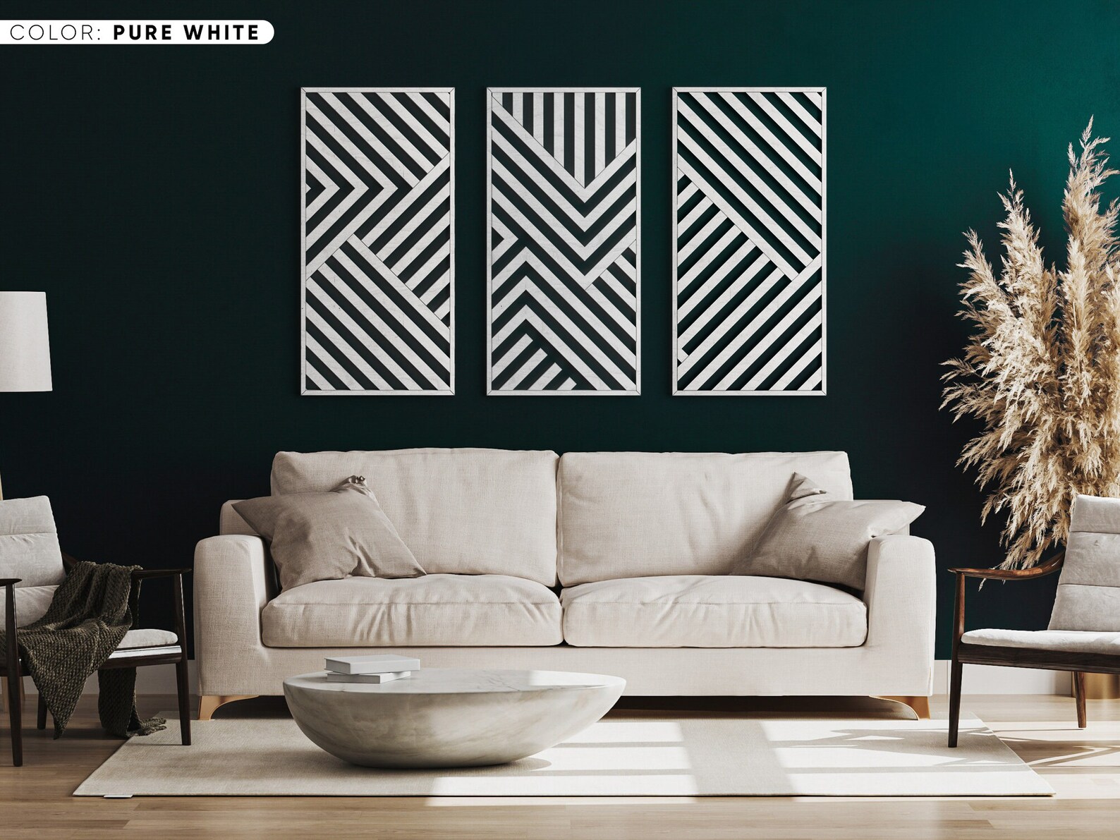 Modern Wood Wall Art Geometric Wood Wall Panels Geometric Etsy