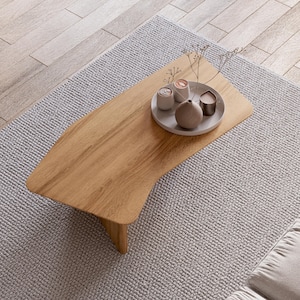 Modern Coffee Table - Wooden coffee table - Unique coffee table - Solid oak coffee table - Modern coffee table - Living room coffee table
