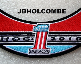 Parche HOG del grupo de propietarios de Harley Davidson 2010... Nuevo, nunca usado