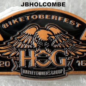 新しい 2016 ハーレーダビッドソン オーナーズ グループ HOG デイトナ バイクトーバー フィーチャー ピン