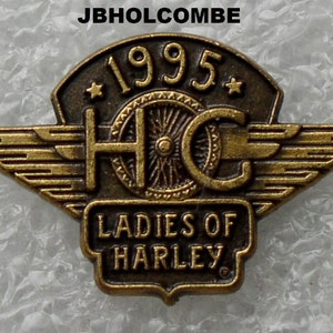 1995 Harley Davidson Owners Group HOG LOH Ladies of Harley Pin..