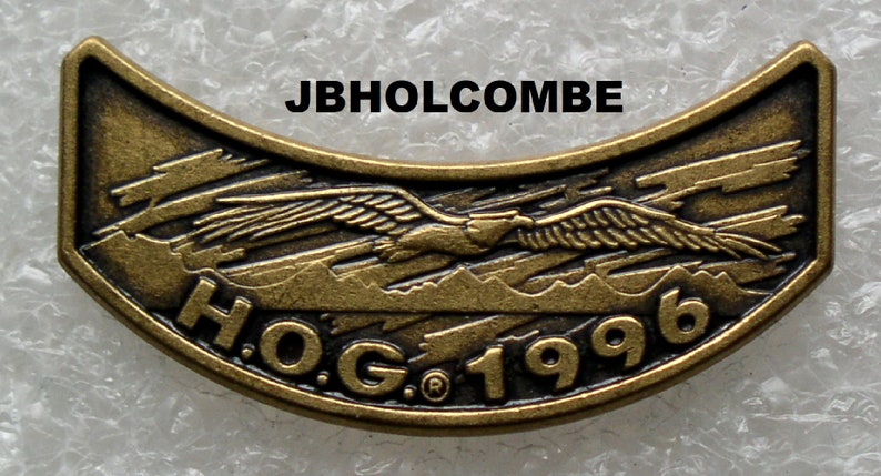Hog Chapter Patch Vintage 1996 Harley Davidson Owners Group HOG Pin.. - Etsy