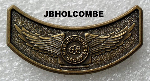 Vintage 1998 Harley Davidson Owners Group HOG Pin..