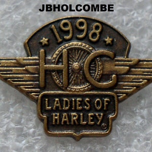 1998 Harley Davidson Owners Group HOG LOH Ladies of Harley Pin..