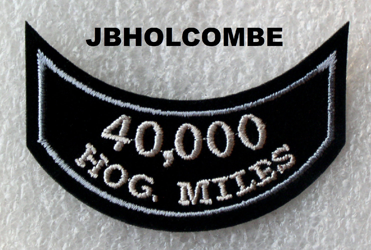 Pma Patch Harley Davidson Owners Group HOG 40,000 Mileage Patch...new Never Used ...