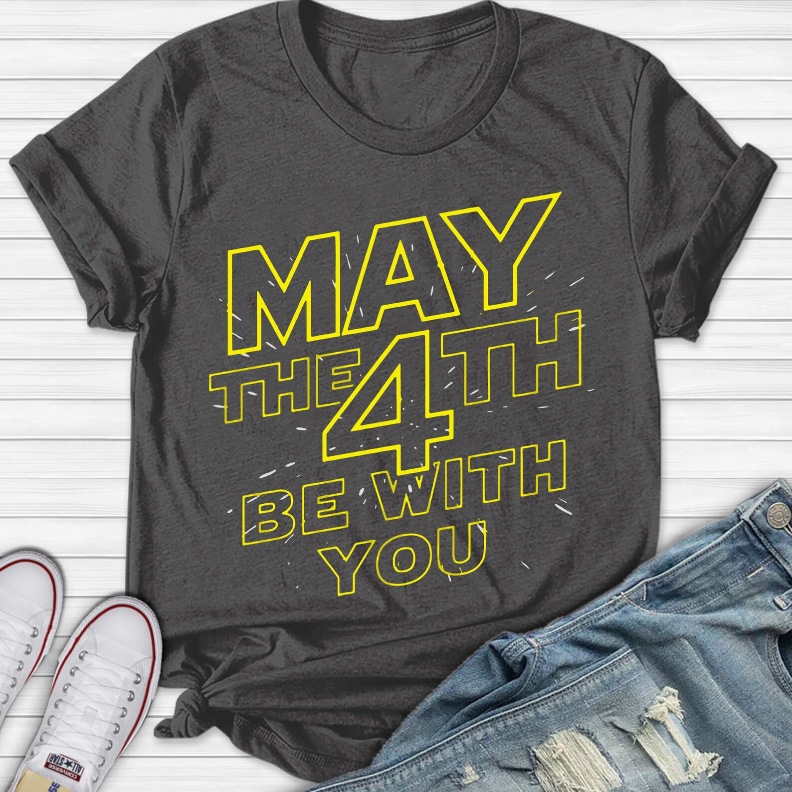 Personalized May the Fourth Be With You Star Wars Shirt May Etsy