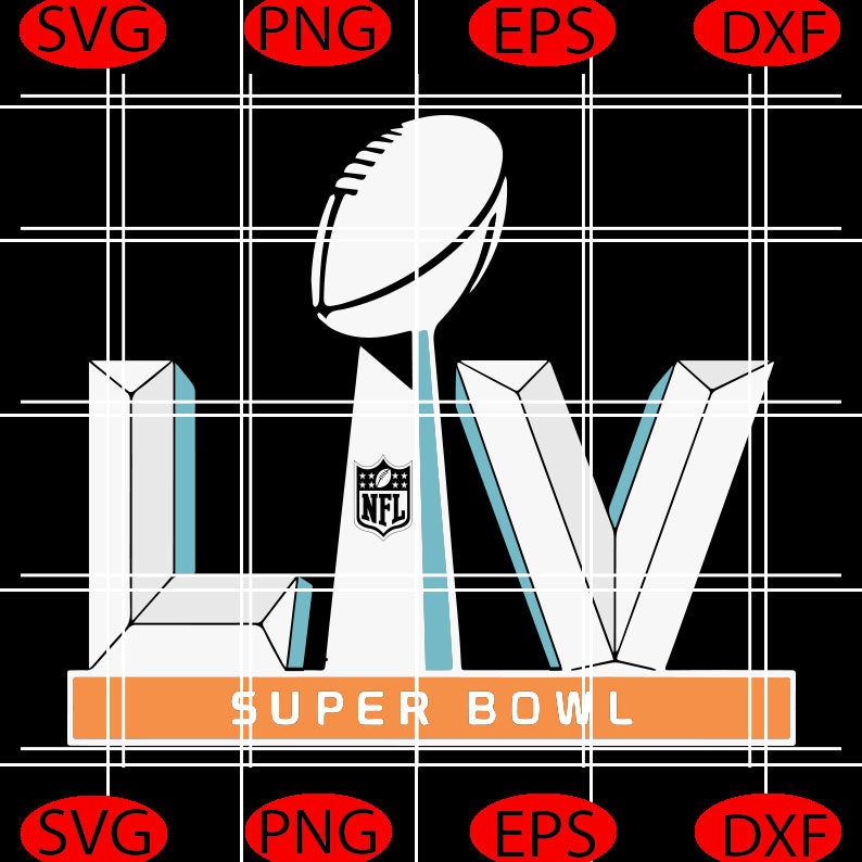 Super Bowl LV 2021 Svg Super Bowl Svg NFL Team SvgFootball  Etsy