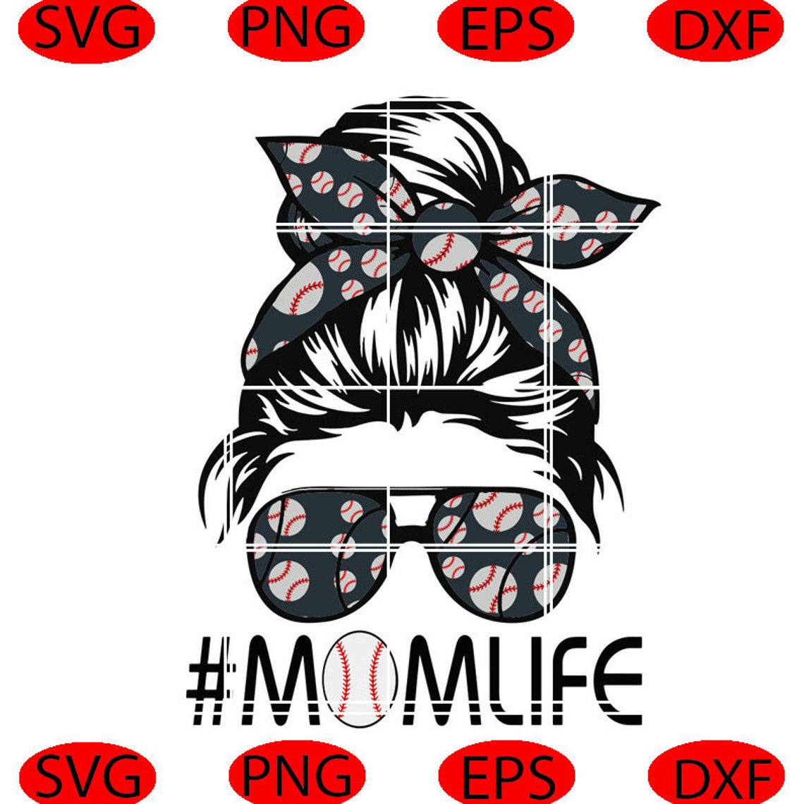 Download Mom Life Leopard Plaid Svg Mothers Day Svg Mom Svg Baseball | Etsy