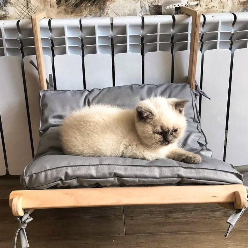 Wooden Hammock for Cats With Attachment to the Radiator With Etsy