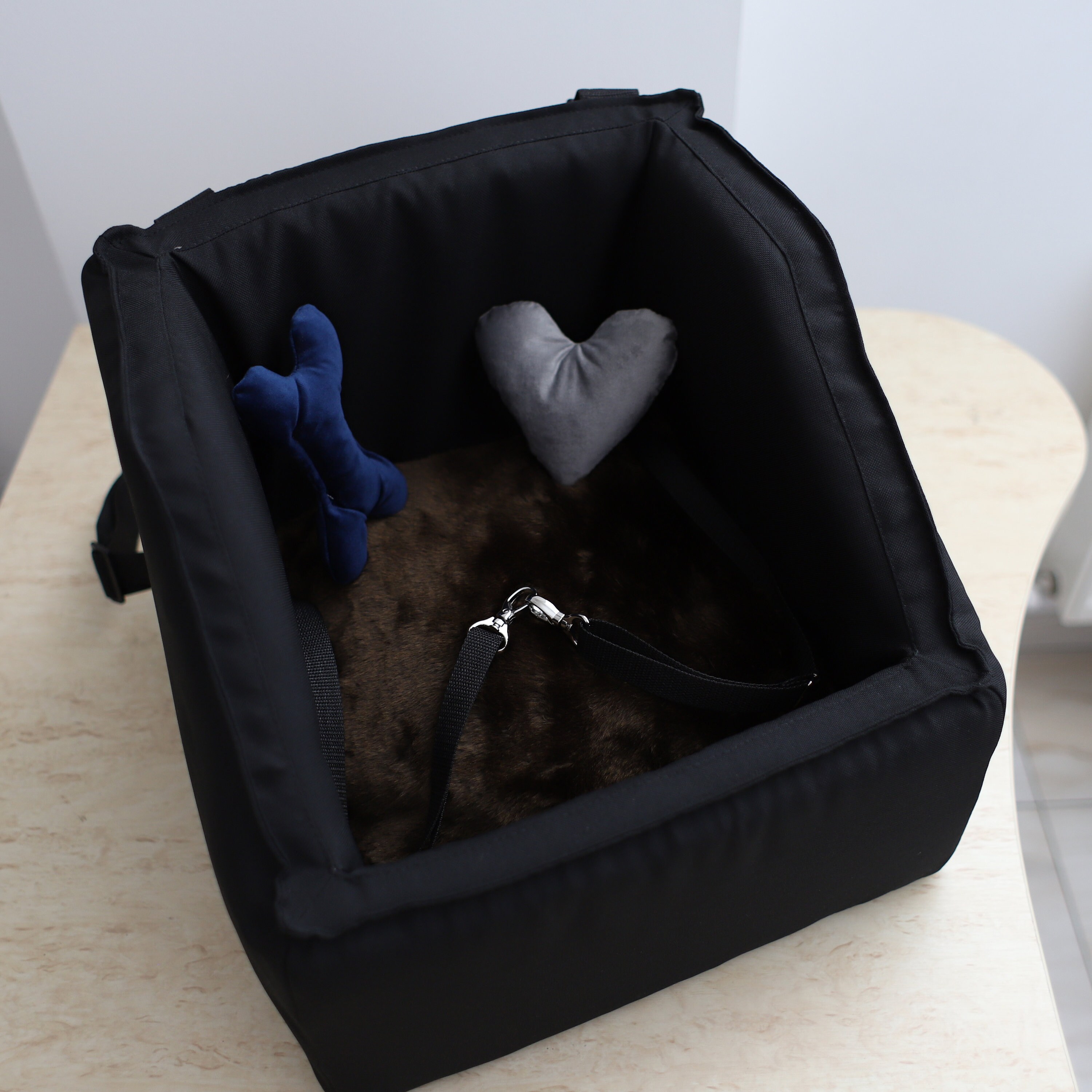 Dog Car Seat for a Small and Medium Dog. Black Dog Seat Cover Etsy