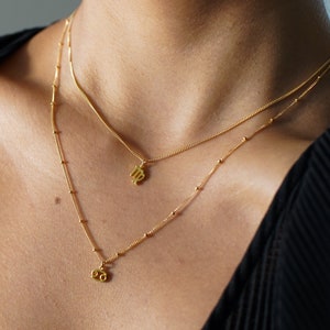 Dainty Gold Zodiac Sign Necklace: 14k Gold Filled Astrology Charm