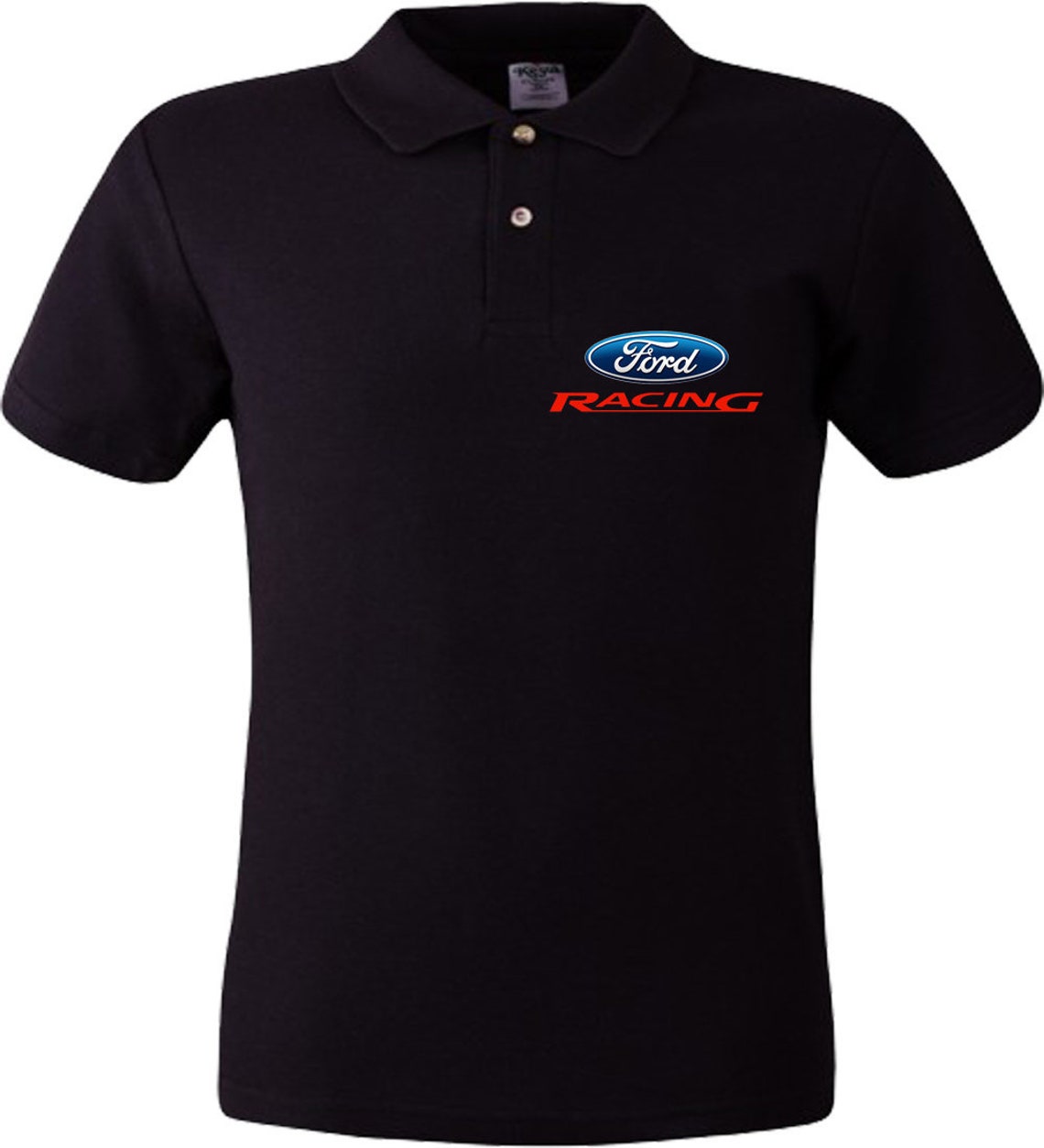 FORD Racing Polo Tshirt Nieuwe Desing DTG Print Logo Auto Etsy