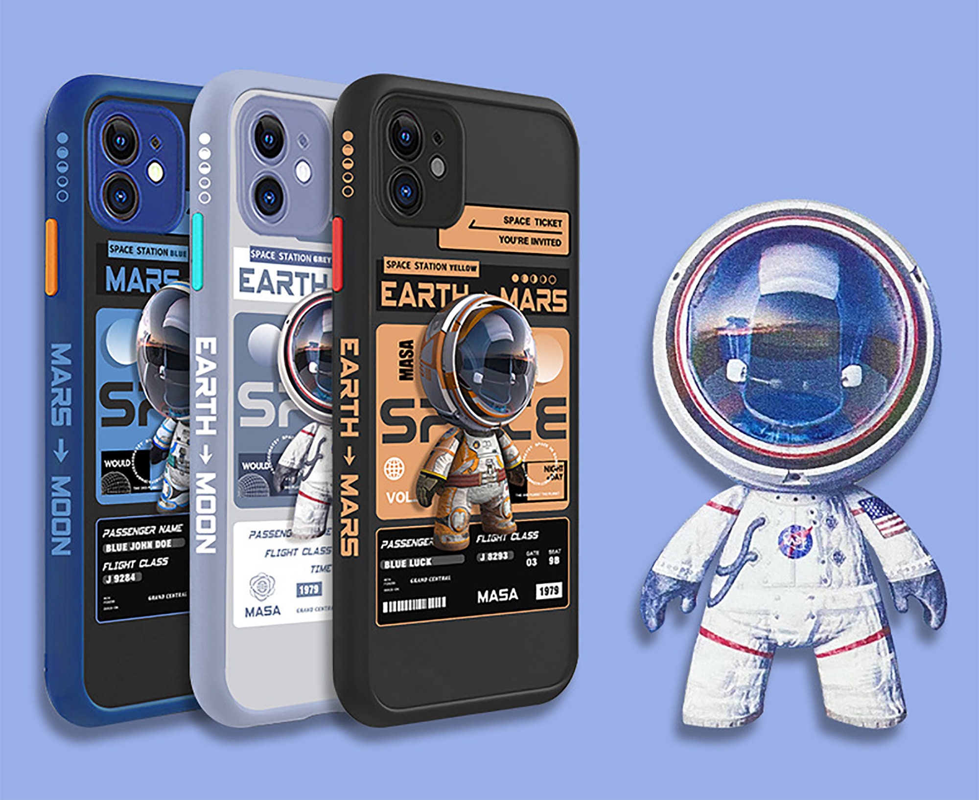 Cartoon astronaut NASA phone caseiPhone 12 / 11 / 12pro / XS | Etsy