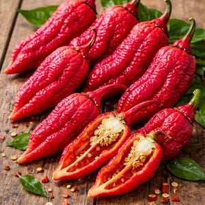 7 Pot Bubblegum Naga Chili 10 nasion super ostre 10 ++ super ostre papryczki 10 nasion