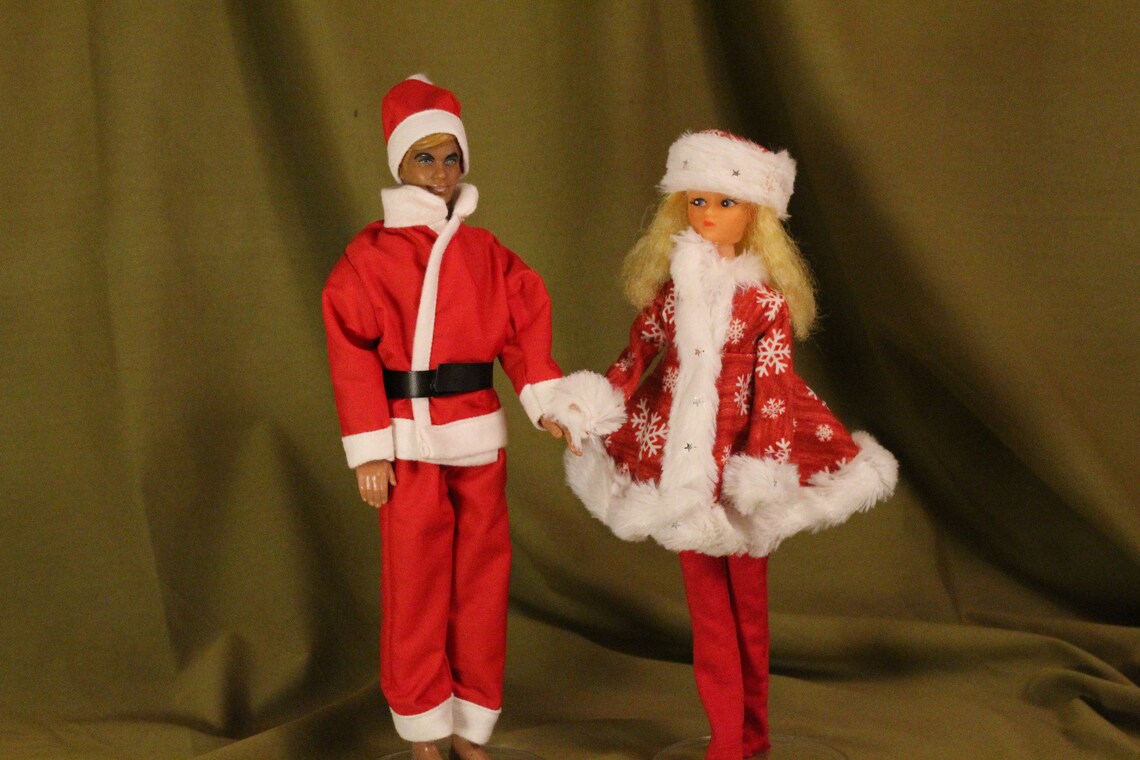 Ken and Barbie Christmas dress | Etsy