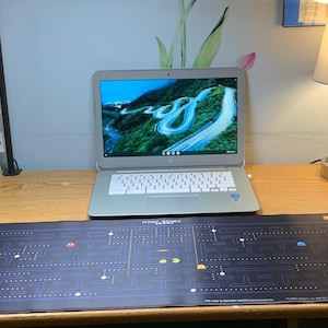 Pac-Man Gaming Desk Mat 31” x 11”