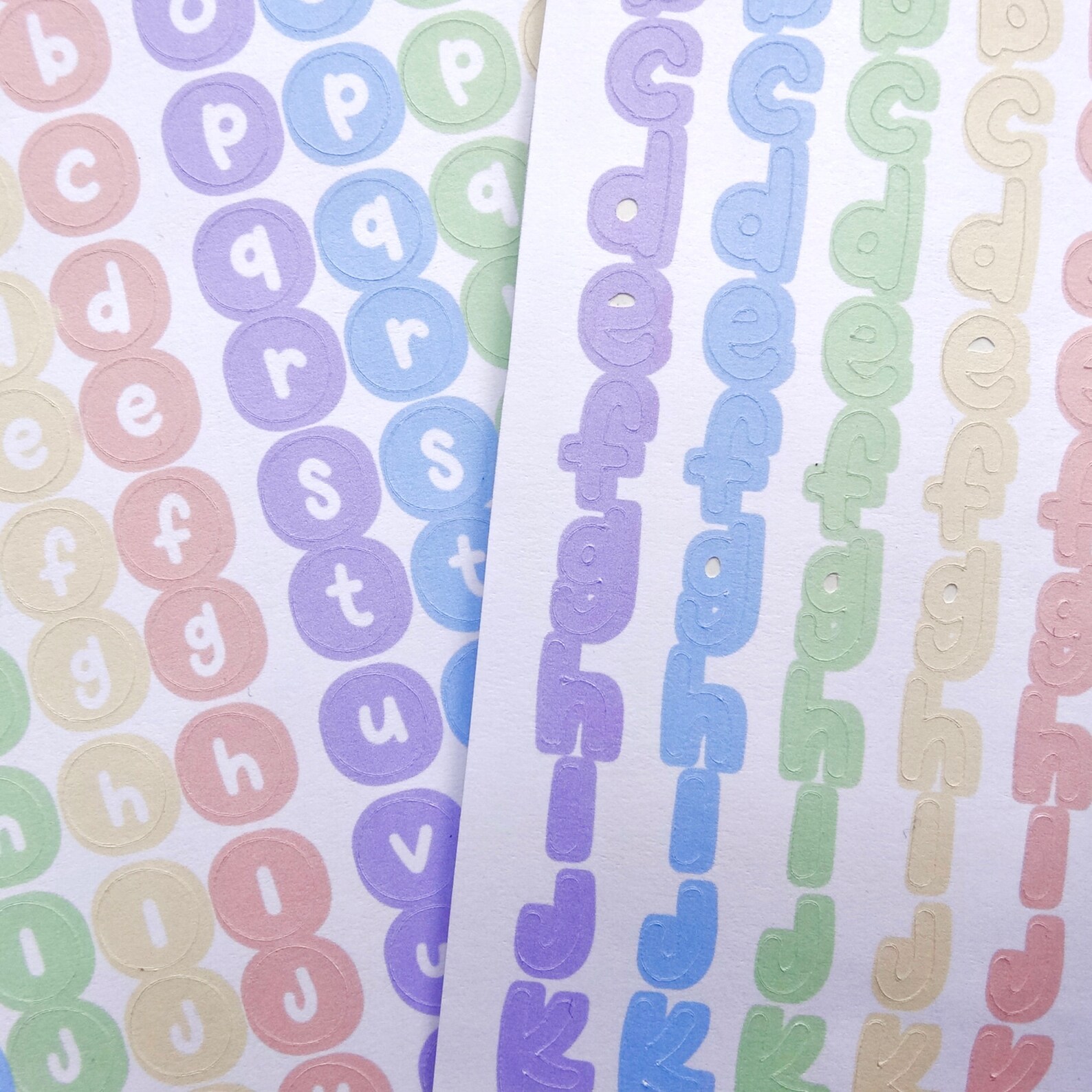 Alphabet Stickers Etsy