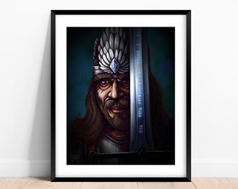 Aragorn - Fan Art Print