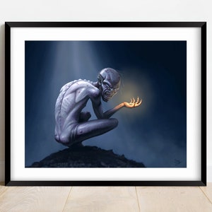 Gollum - Fan Art Print