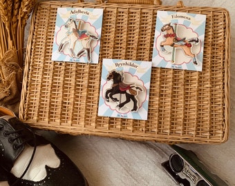 Carousel Foal Acrylic Pin
