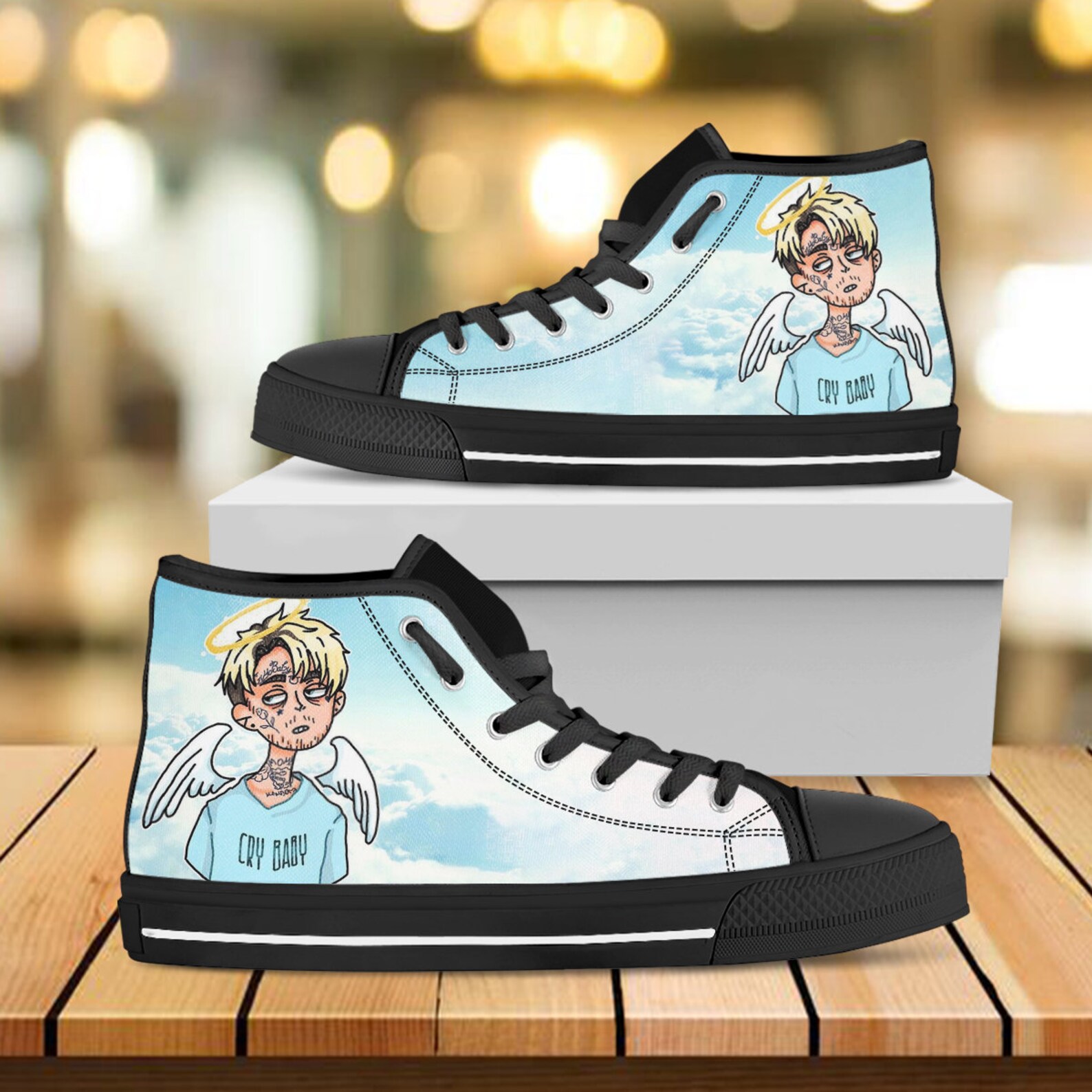 lil peep shoes custom
