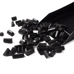 AA Quality Natural Black Onyx Rough Loose Gemstone, Rough Gemstone, Undrilled Loose Gemstone, Making Jewelry, 6-8 mm Rough Gemstone