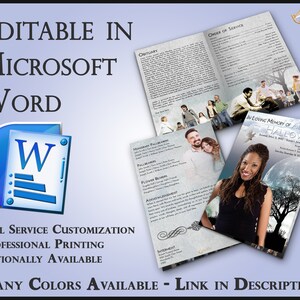Può includere: Un modello di programma funebre in Microsoft Word con sfondo grigio e bianco. Il programma include sezioni per un necrologio, l'ordine del servizio, i portatori di bara onorari, i portatori di bara, i portatori di fiori, i ringraziamenti e la sepoltura. Il programma presenta una foto di una donna con una luna e alberi sullo sfondo.