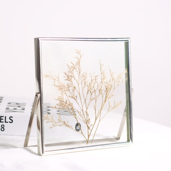 Double sided glass sale frame