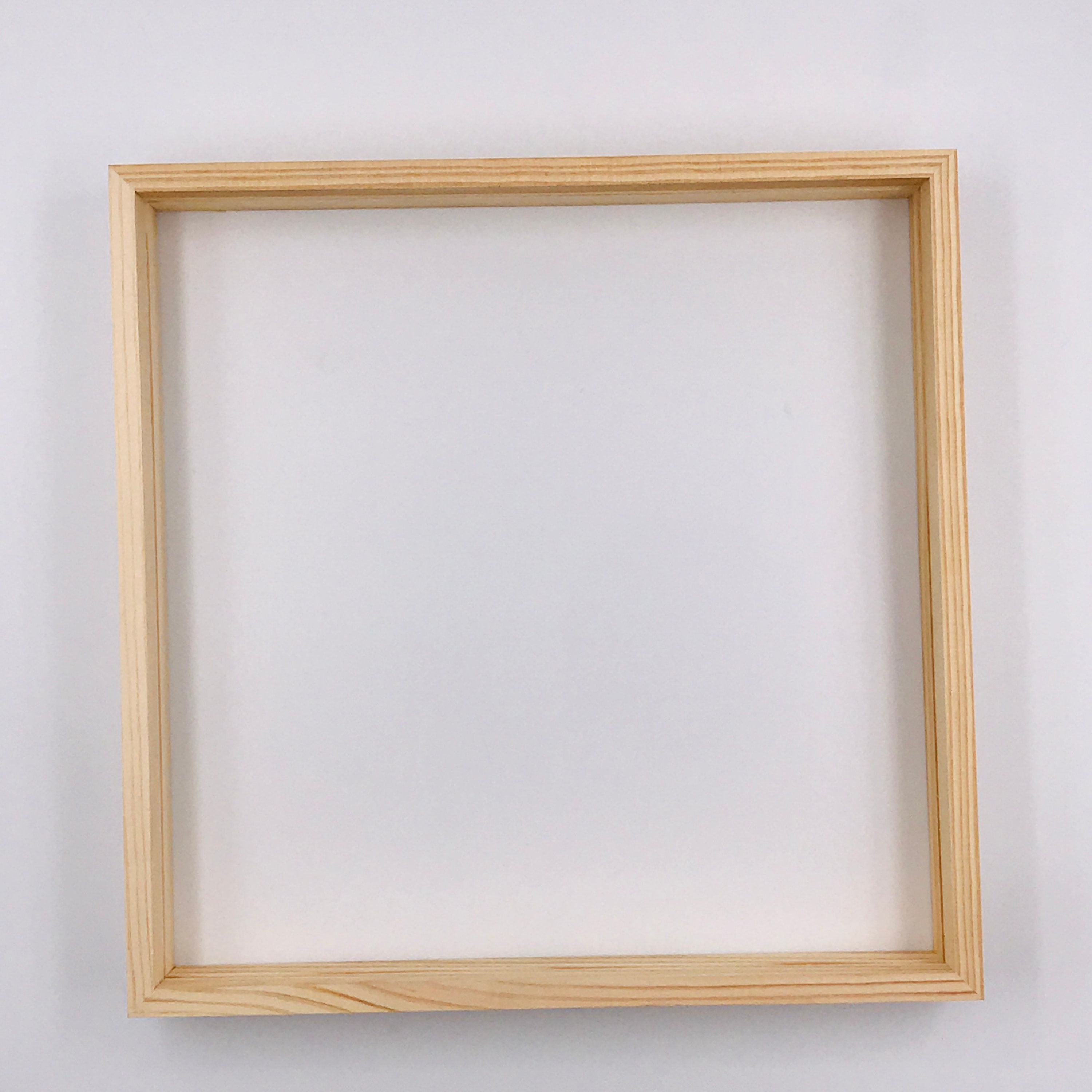 Plain wood grain pressed flower frame handmade photo frame | Etsy