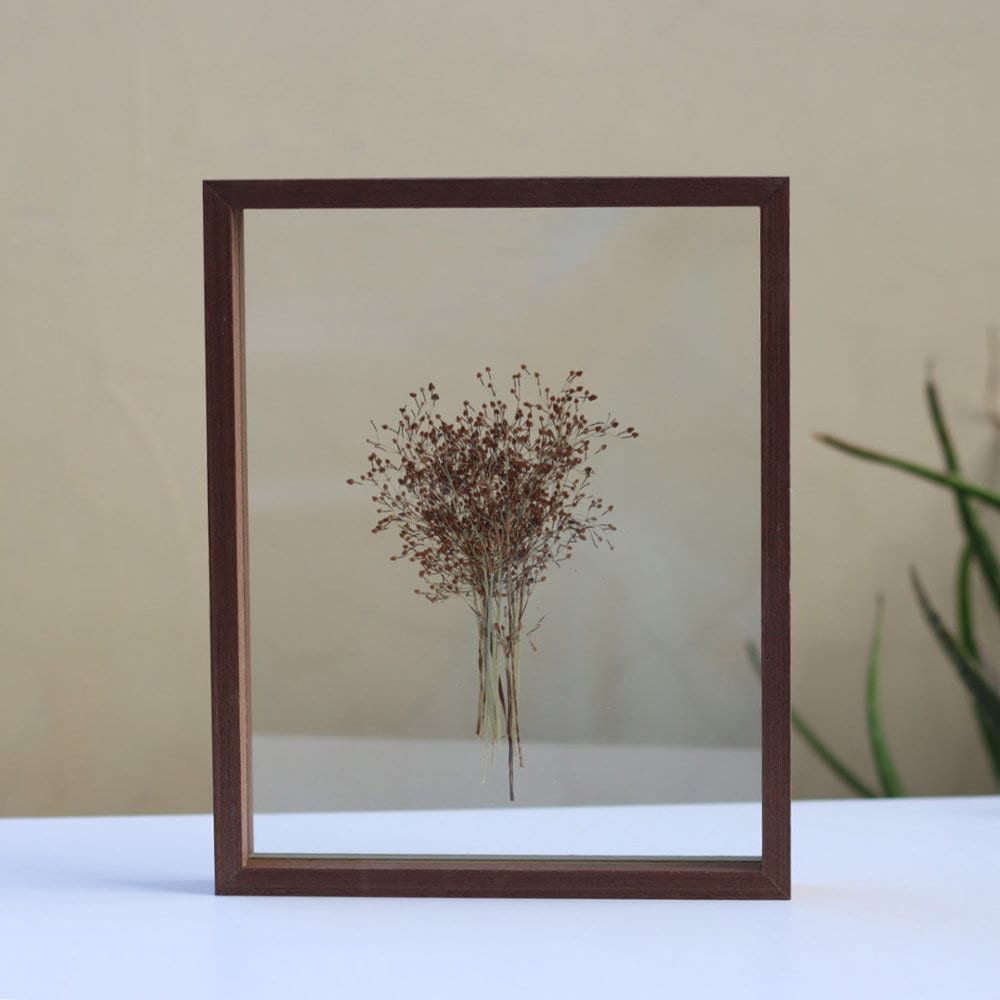 Double sided 2024 glass frame