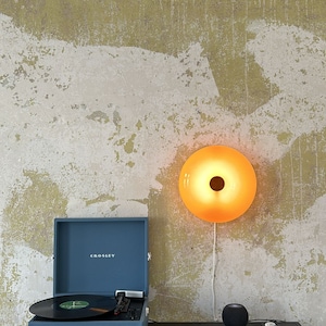 Varmblixt Donut Retro Lampe // Ikea // Orange // Original // Lamp zdjęcie 1