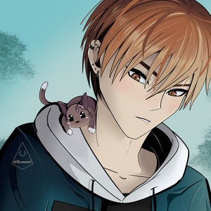 Fruits Basket Kyo 8.5 x 11 inch Print