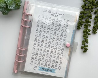 100 Envelope Savings Binder, 100 Envelope Savings Challenge, Savings Challenge Binder