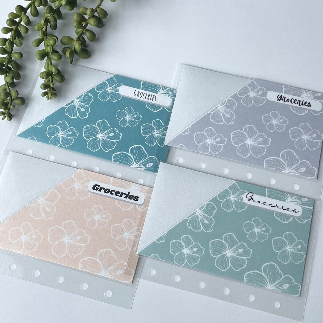 Custom A7 Cash Envelopes, Custom A6 Cash Envelopes, Hawaii Inspired