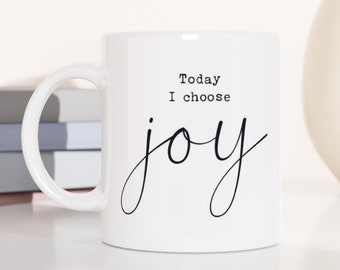 Fun Christian Mug Gift Nehemiah 8:10 Bible Scripture Coffee Mug For Coffee Lover Christian Coffee Mug Today I Choose Joy Mug Modern Design