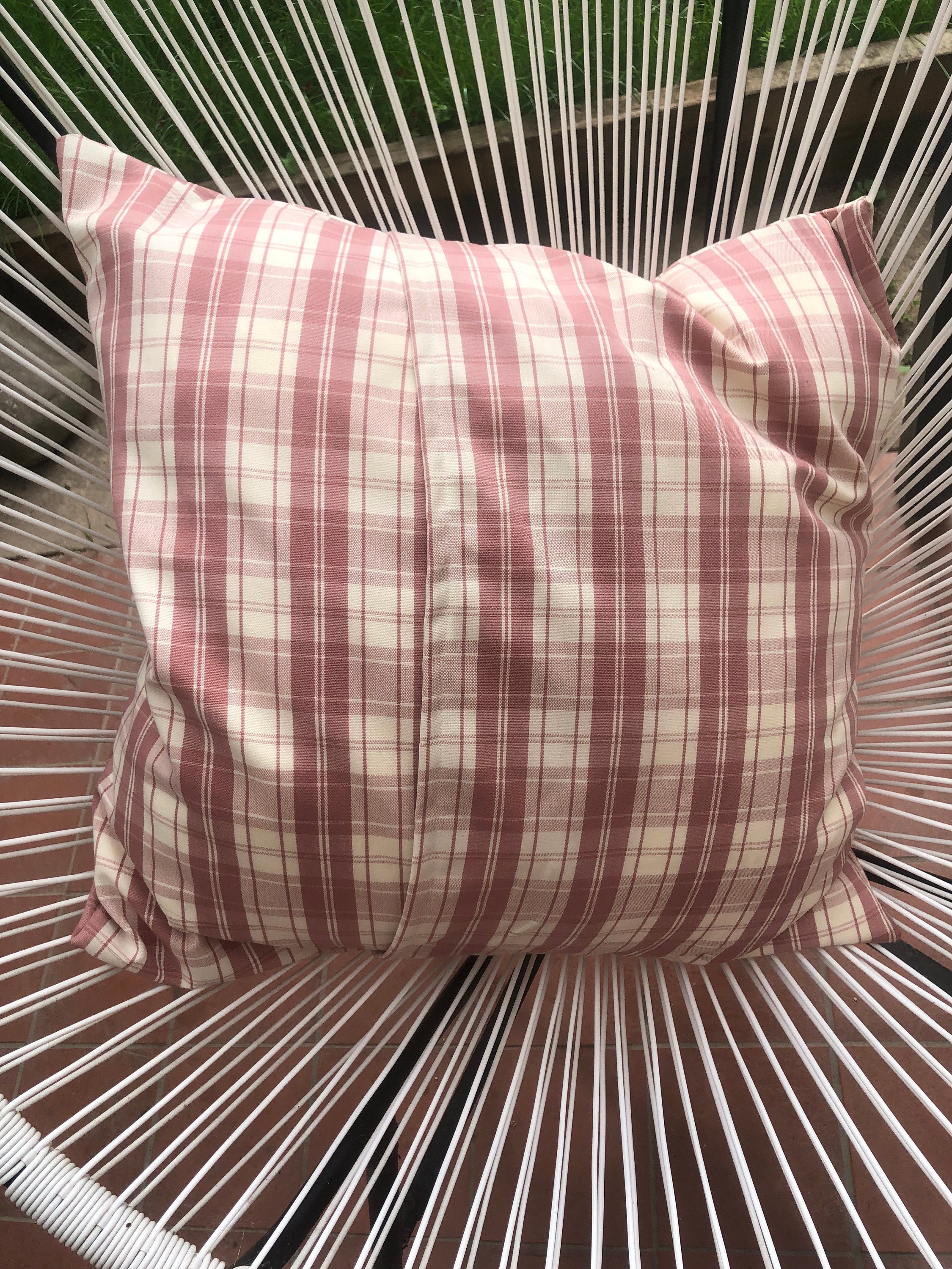 Handmade Vintage Check Cushion Covers Etsy New Zealand