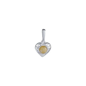 Sterling Silver handmade vintage heart pendant with turquoise Women Jewelery, gift for Mom Wife Sister
