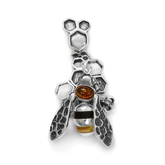 Honey Amber Dragonfly w/Textured Band Honey Amber Dragonfly w/Textured Band
