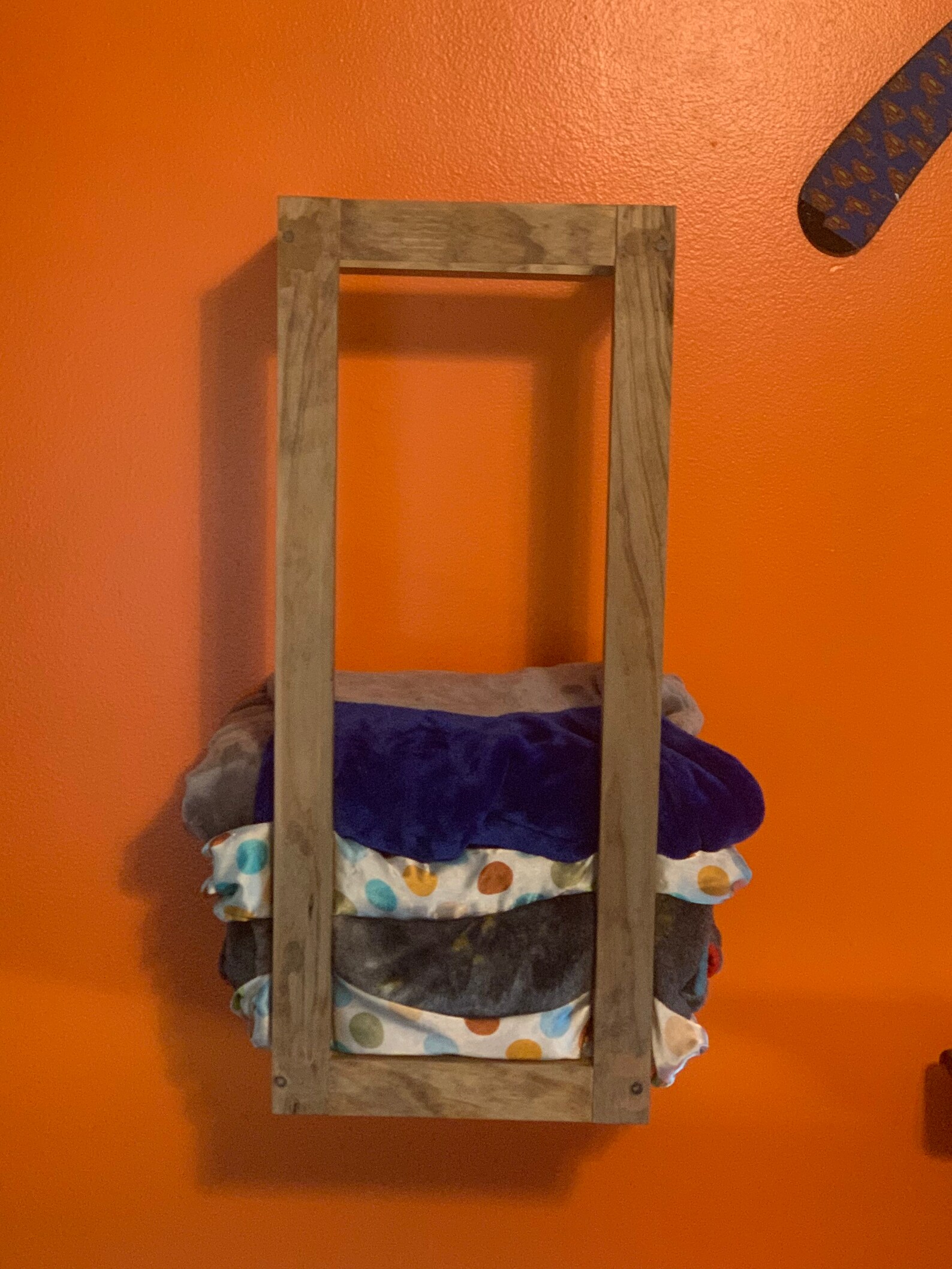 Wall // Blanket // Holder // Rack // Storage // Shelf // Etsy