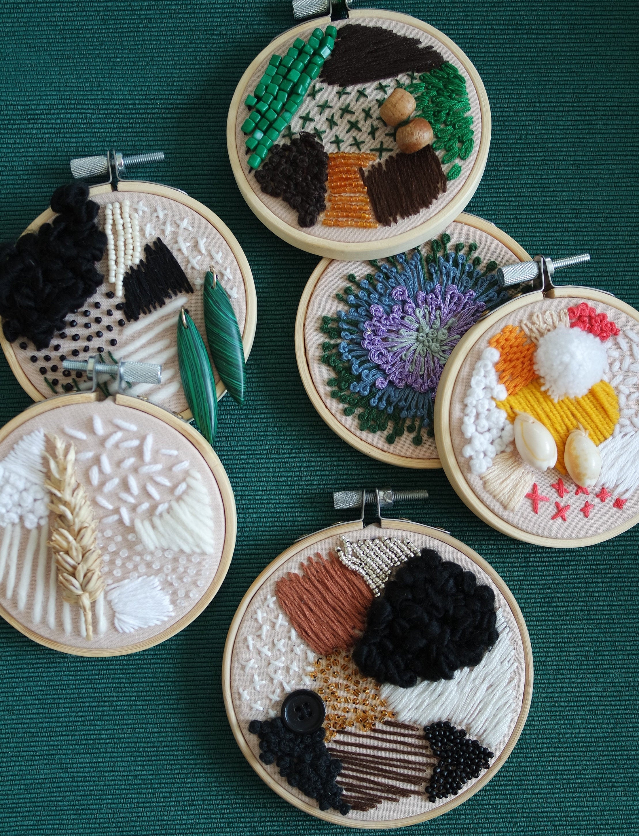 Broderies Abstraites - Handmade Made in France